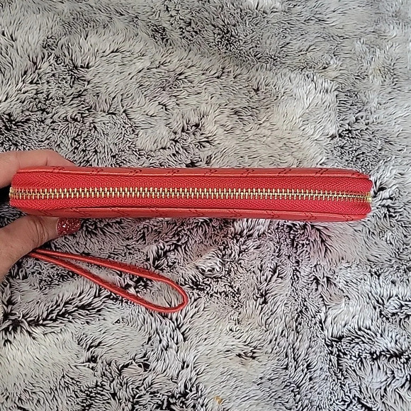 Red Zip Wallet - Picture 2 of 4
